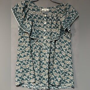 Max Studio ruffle top xs